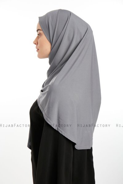Nermin - Dunkelgrau Sandy Scarfs Hijab