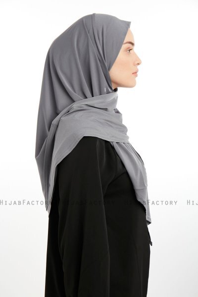 Nermin - Dunkelgrau Sandy Scarfs Hijab