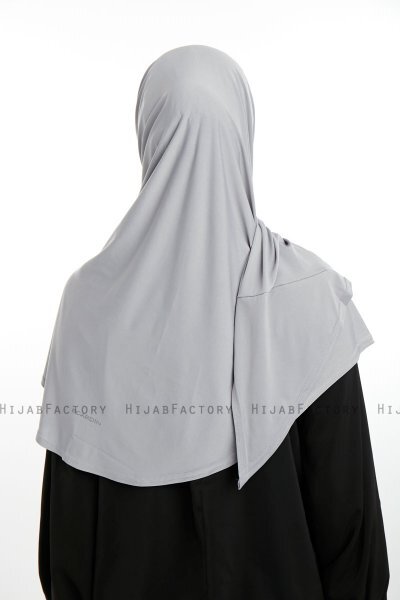 Nermin - Hellgrau Sandy Scarfs Hijab