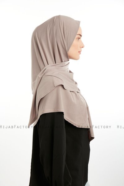 Nermin - Steingrau Sandy Scarfs Hijab