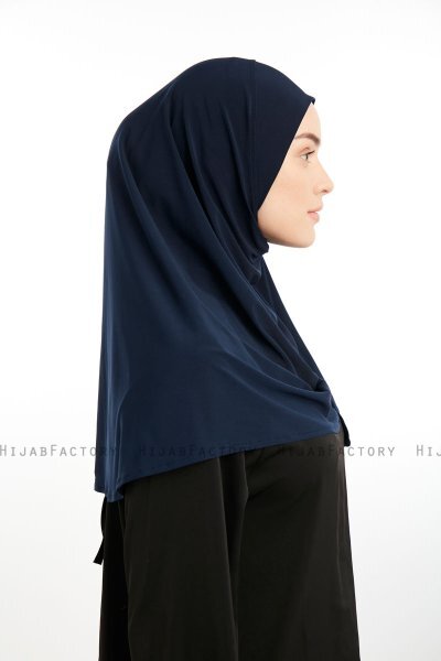 Ilay - Navy Blau Sandy Turban Hijab