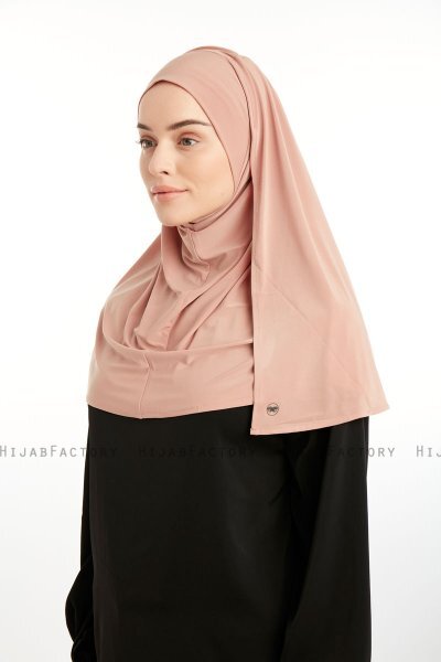 Ilay - Lachsfarbe Sandy Turban Hijab