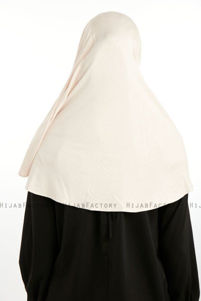 Feriha - Helltaupe Viskose Turban Hijab