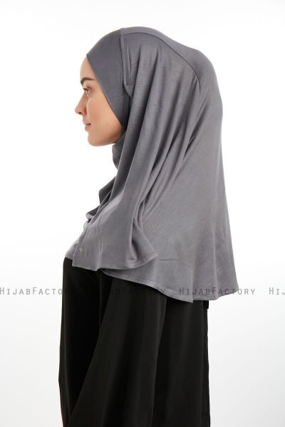 Feriha - Dunkelgrau Viskose Turban Hijab