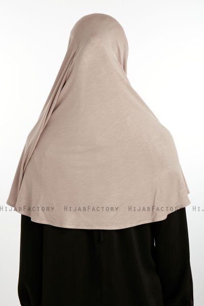 Feriha - Steingrau Viskose Turban Hijab