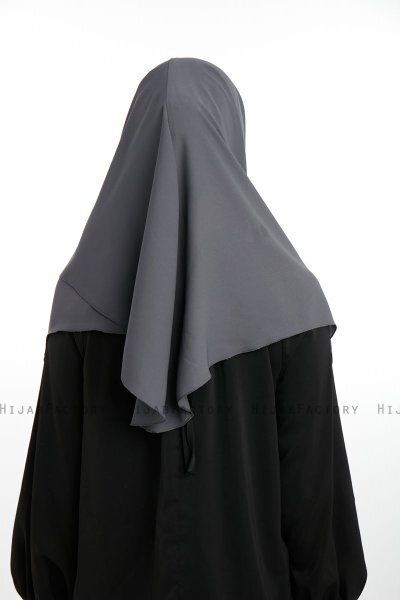 Bengi - Anthrazit Micro Krep Turban Hijab