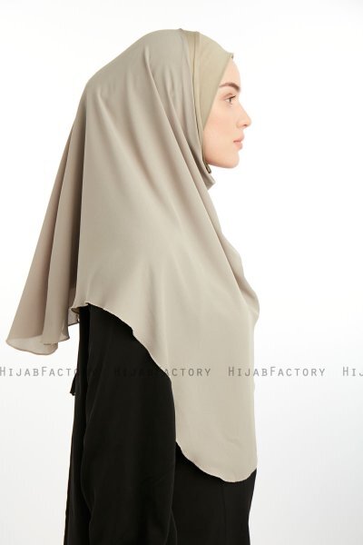 Bengi - Grün Micro Krep Turban Hijab
