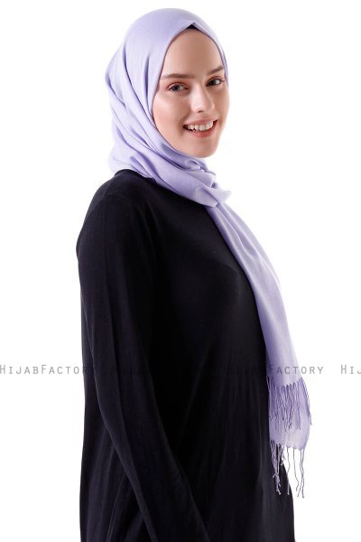 Demet - Helles Lila Pashmina Hijab