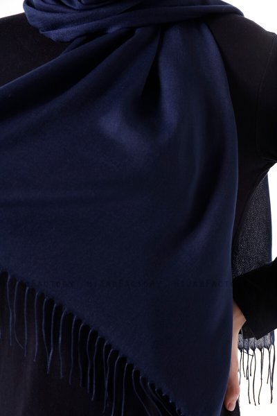 Demet - Navy Blau Pashmina Hijab