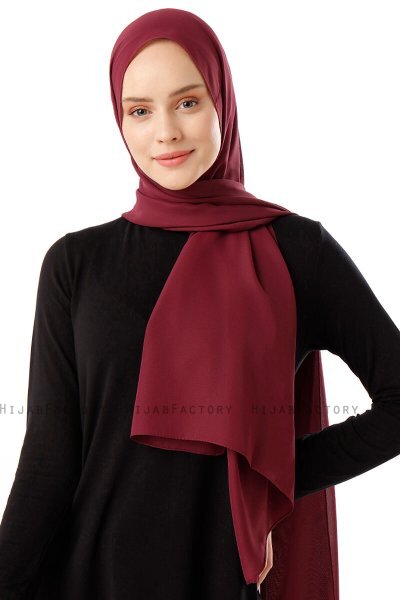 Hadise - Pflaume Chiffon Hijab
