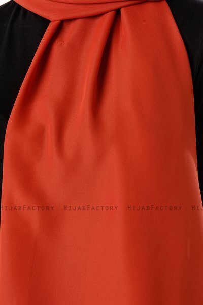 Hadise - Ziegelrot Chiffon Hijab