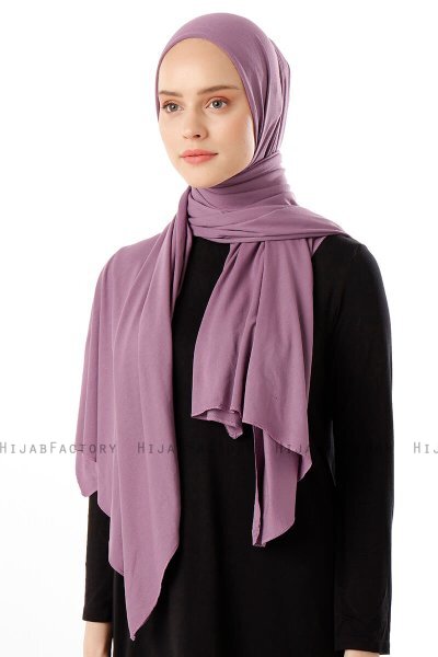 Neylan - Dunkelviolett Basic Jersey Hijab