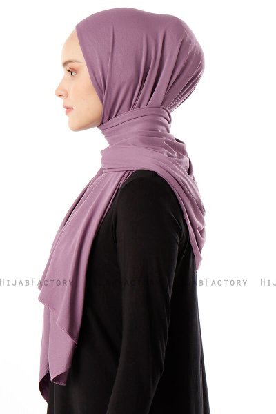 Neylan - Dunkelviolett Basic Jersey Hijab