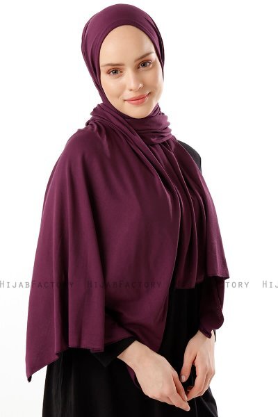 Neylan - Pflaume Basic Jersey Hijab