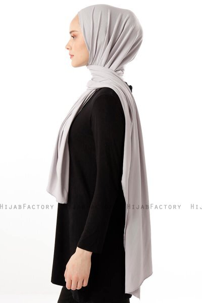 Neylan - Hellgrau Basic Jersey Hijab