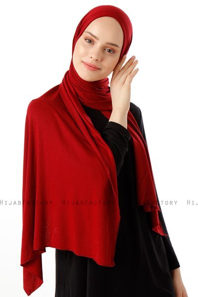 Neylan - Kastanienbraun Basic Jersey Hijab