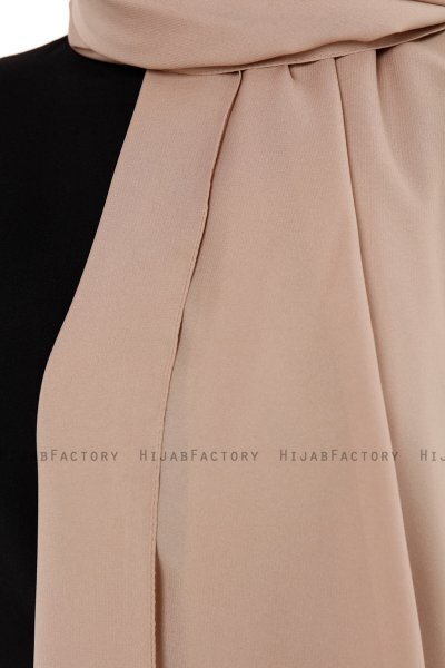 Esra - Helltaupe Chiffon Hijab