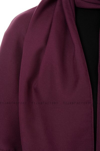 Esra - Dunkelviolett Chiffon Hijab