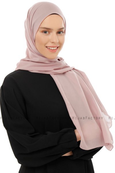 Esra - Dunkelrosa Chiffon Hijab