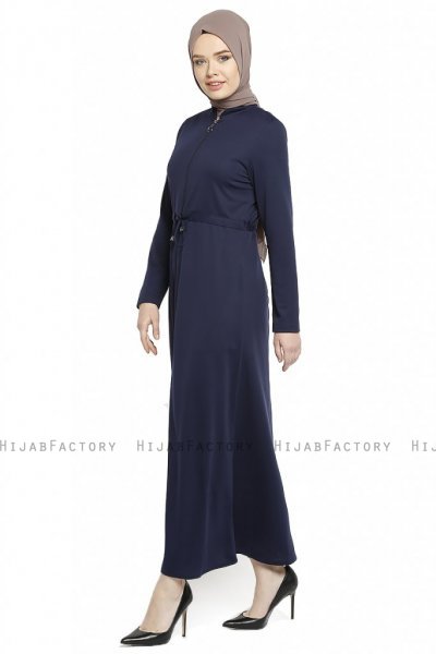 Emine - Navy Blau Abaya - Miss Cazibe