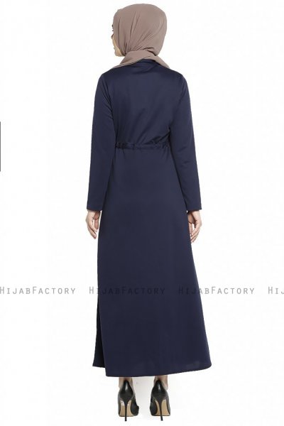 Emine - Navy Blau Abaya - Miss Cazibe