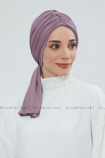 Amy - Lilac Baumwolle Turban