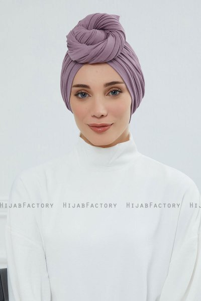 Amy - Lilac Baumwolle Turban