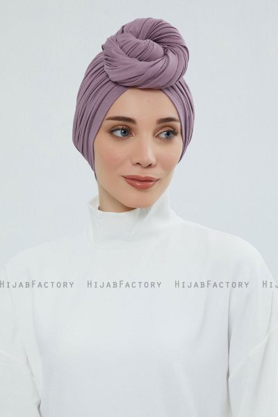 Amy - Lilac Baumwolle Turban