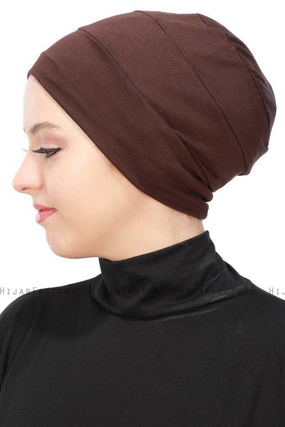 Stella - Braun Baumwolle Turban