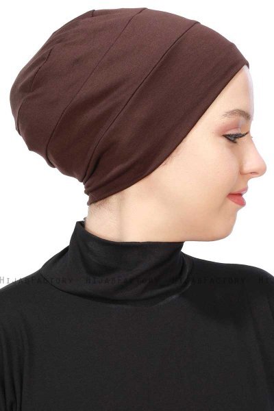 Stella - Braun Baumwolle Turban