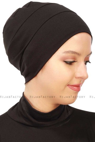 Stella - Schwarz Baumwolle Turban