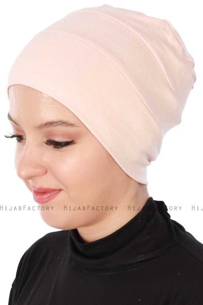Stella - Altrosa Baumwolle Turban