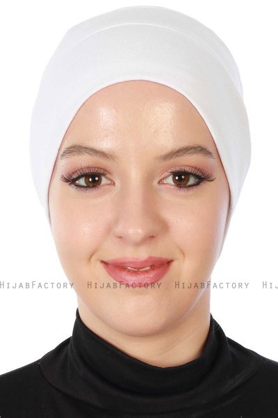Stella - Weiß Baumwolle Turban