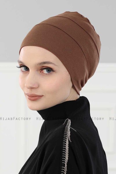 Stella - Caramel Baumwolle Turban
