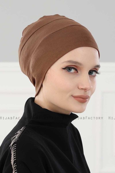 Stella - Caramel Baumwolle Turban