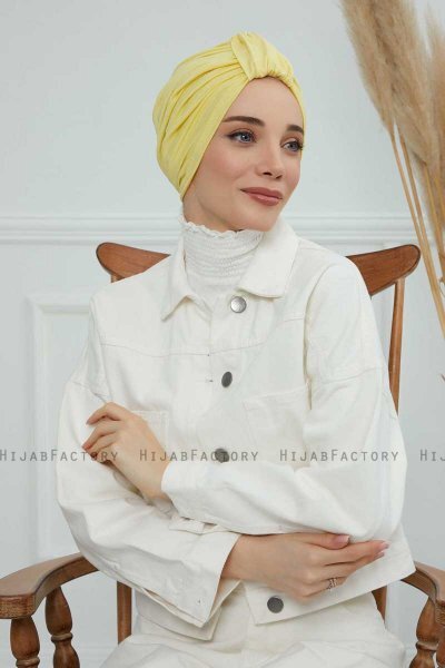 Laura - Gelb Baumwolle Turban