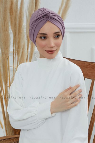 Astrid - Lilac Baumwolle Turban