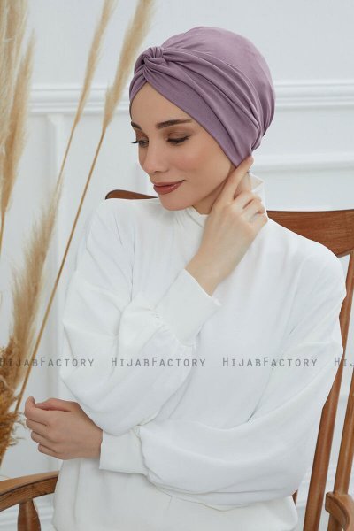 Astrid - Lilac Baumwolle Turban