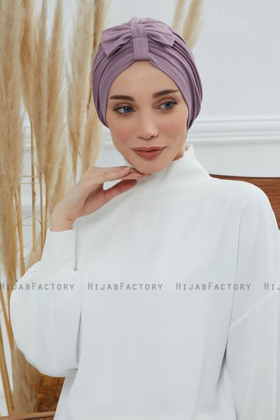Agnes - Lilac Baumwolle Turban