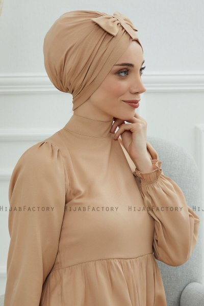 Agnes - Sand Baumwolle Turban