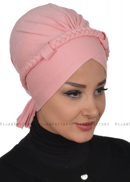 Olivia - Altrosa Baumwolle Turban - Ayse Turban