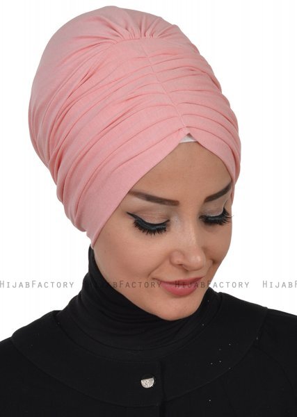 Wilma - Altrosa Baumwolle Turban - Ayse Turban