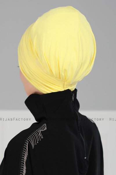Wilma - Gelb Baumwolle Turban - Ayse Turban