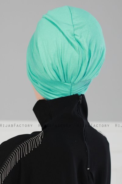 Wilma - Türkis Baumwolle Turban - Ayse Turban