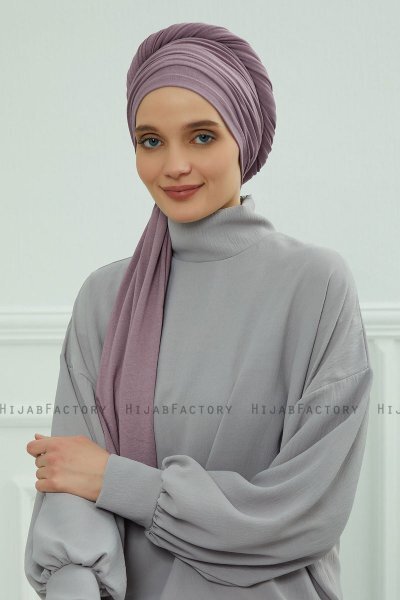 Rebecca - Lilac Baumwolle Turban