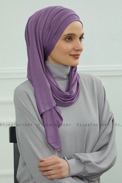 Rebecca - Violet Baumwolle Turban