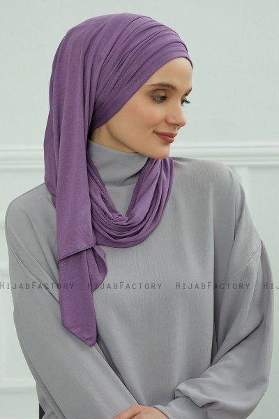 Rebecca - Violet Baumwolle Turban