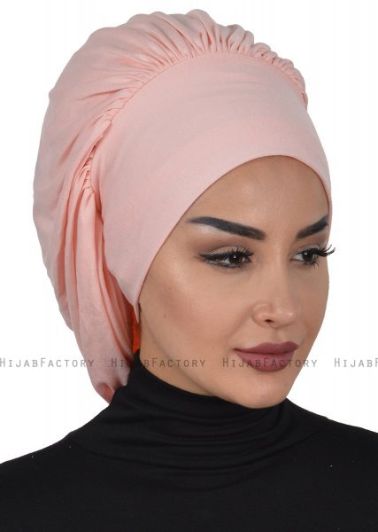 Isabella - Altrosa Baumwolle Turban - Ayse Turban