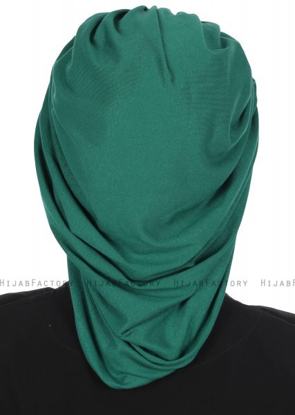 Isabella - Dunkelgrün Baumwolle Turban - Ayse Turban