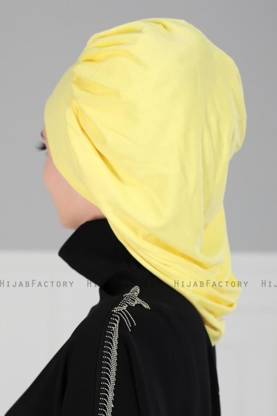 Isabella - Gelb Baumwolle Turban - Ayse Turban